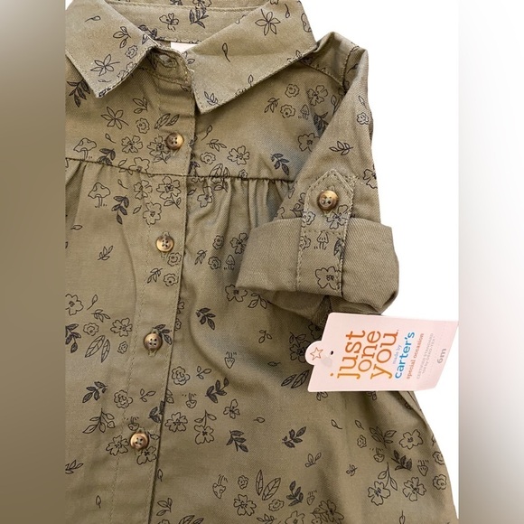 Baby Girl Just one You Dress by Carters 6M NWT - Picture 2 of 4